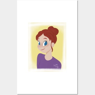 Red-Headed Girl Posters and Art